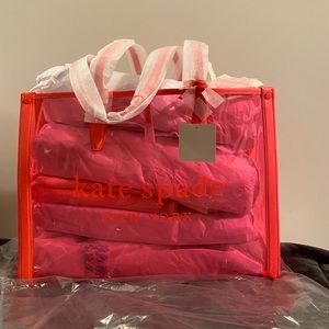 NWT kate spade market see through large tote